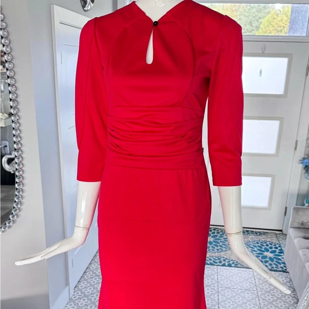 NWOT ❤️ Elegant Red Women's Dress - Picture 8 of 16
